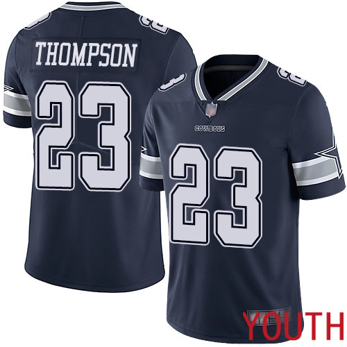 Youth Dallas Cowboys Limited Navy Blue Darian Thompson Home 23 Vapor Untouchable NFL Jersey
